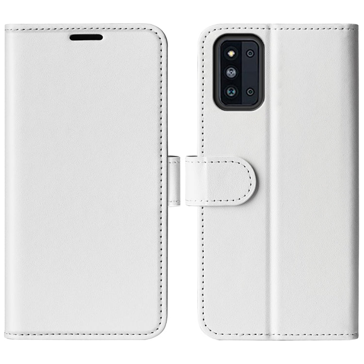 For Samsung Galaxy F52 5G R64 Texture Horizontal Flip Protective Case with Holder & Card Slots & Wallet& Photo Frame
