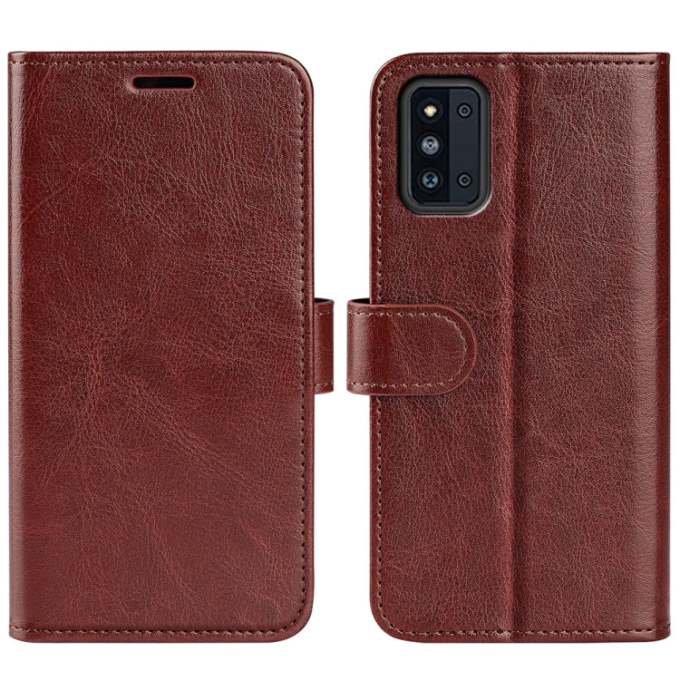 For Samsung Galaxy F52 5G R64 Texture Horizontal Flip Protective Case with Holder & Card Slots & Wallet& Photo Frame