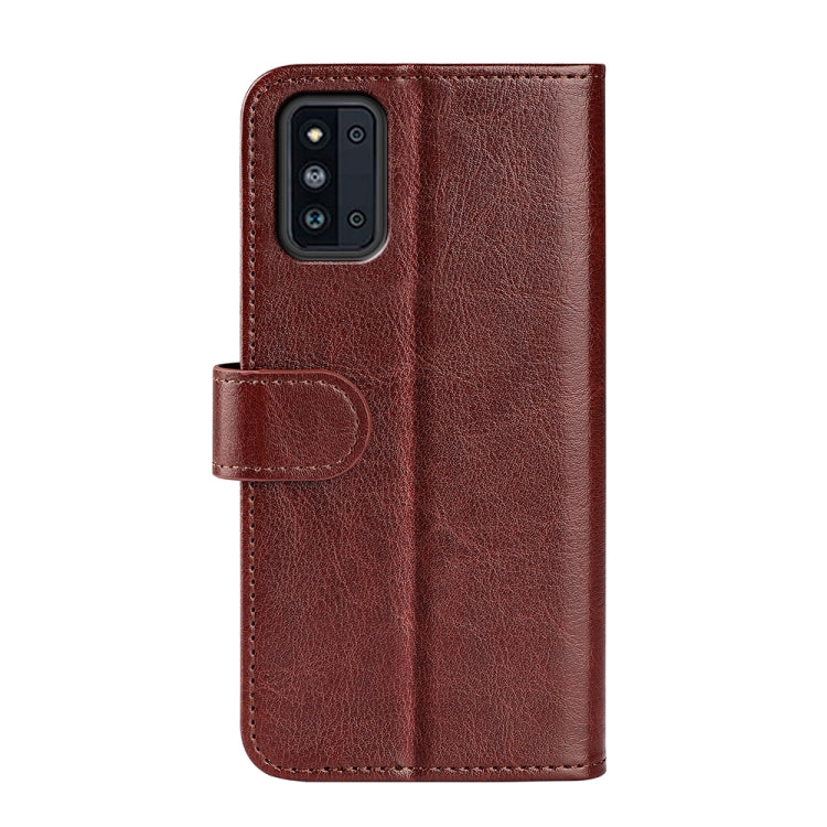 For Samsung Galaxy F52 5G R64 Texture Horizontal Flip Protective Case with Holder & Card Slots & Wallet& Photo Frame