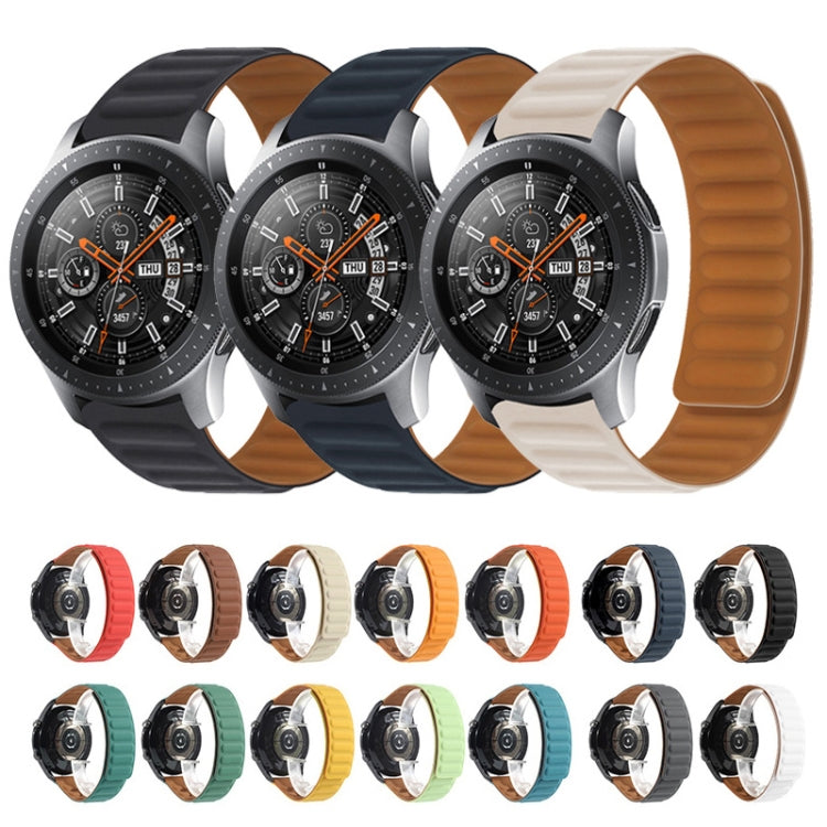 Silicone Magnetic Watch Band For Huawei Watch GT2 46mm,width:22mm