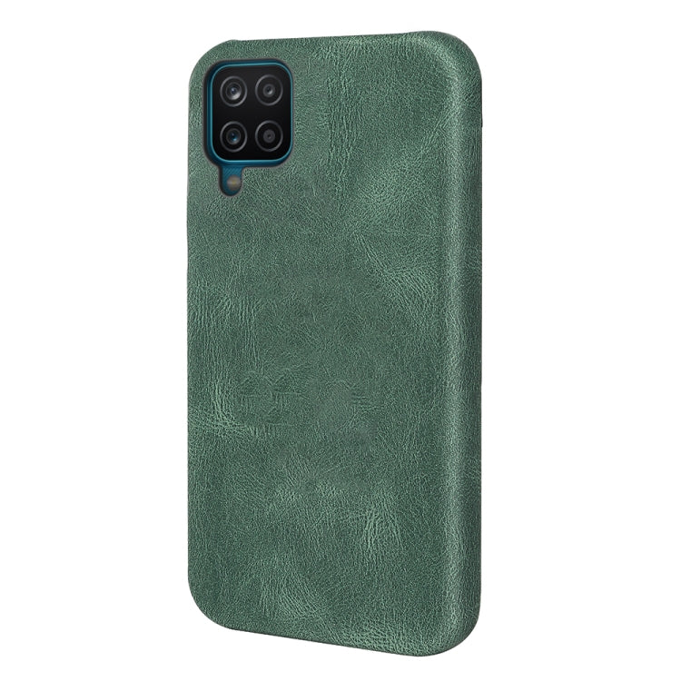 Ring Holder PU Phone Case For Samsung Galaxy A12
