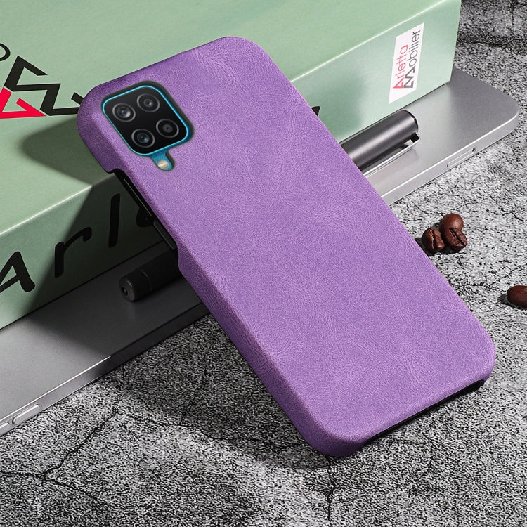 Ring Holder PU Phone Case For Samsung Galaxy A12