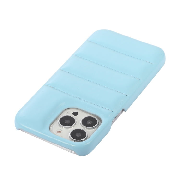 For iPhone 13 mini  Thick Down Jacket Soft PU Phone Case