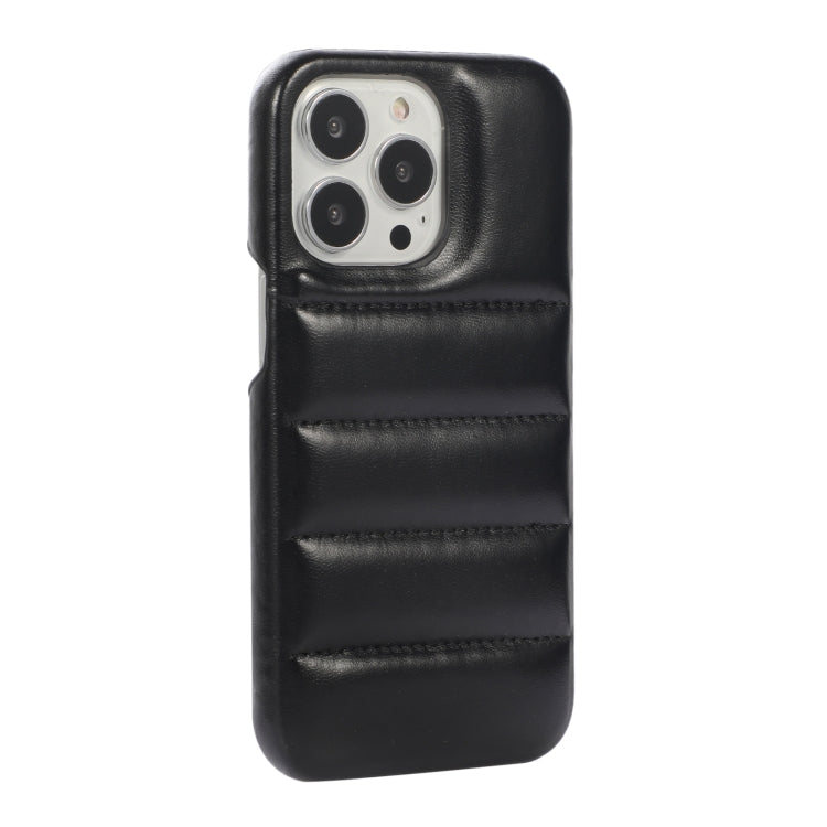 For iPhone 11 Thick Down Jacket Soft PU Phone Case