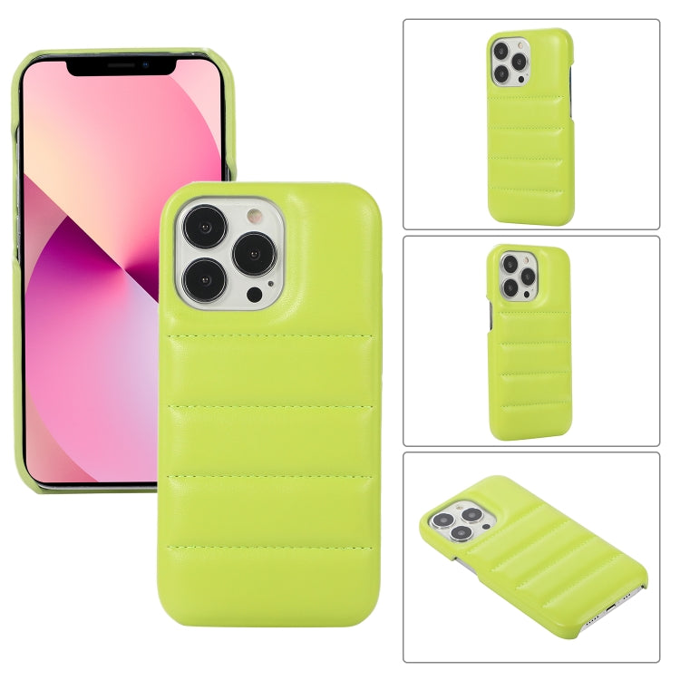 For iPhone 11 Thick Down Jacket Soft PU Phone Case