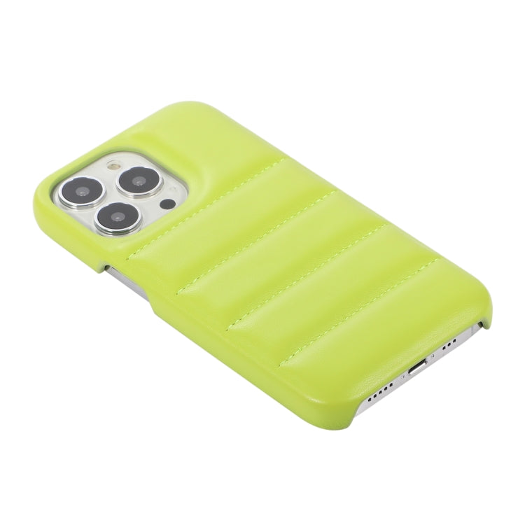 For iPhone 11 Pro Thick Down Jacket Soft PU Phone Case