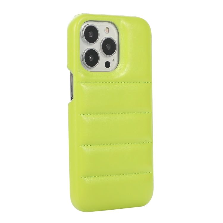 For iPhone 11 Pro Max Thick Down Jacket Soft PU Phone Case