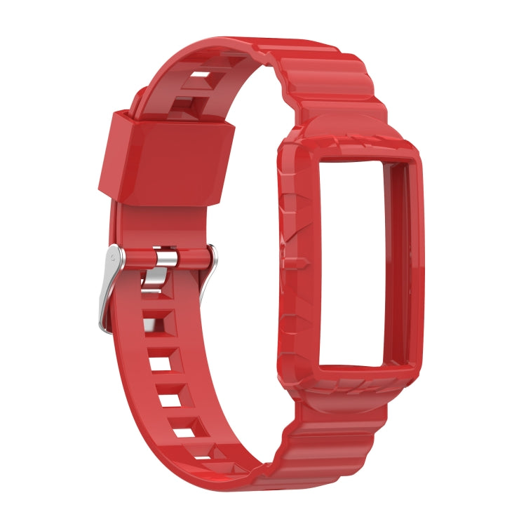 For Fitbit Charge 5 Silicone One Body Armor Watch Band