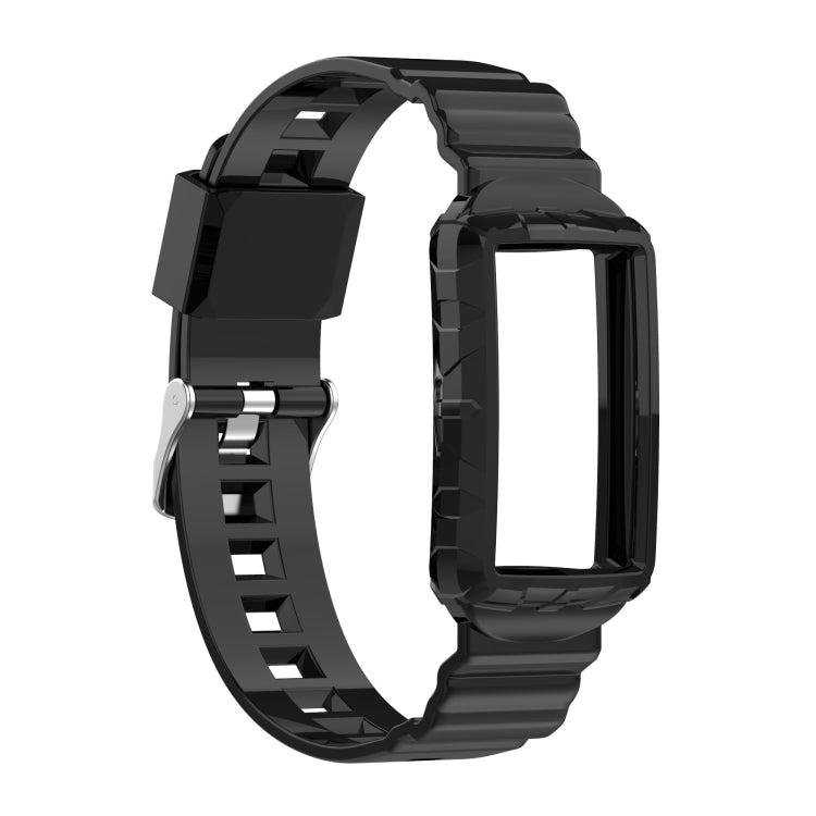 For Fitbit Charge 5 Silicone One Body Armor Watch Band