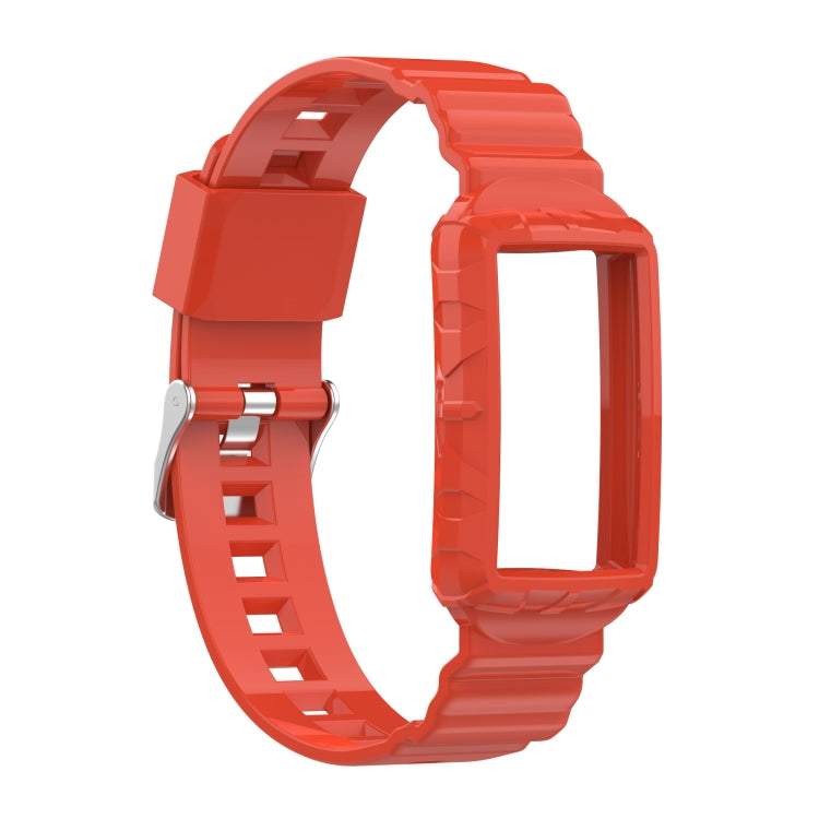 For Fitbit Charge 4 SE Silicone One Body Armor Watch Band