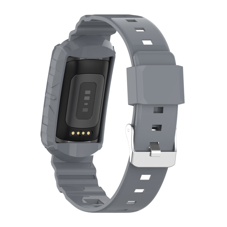 For Fitbit Charge 4 SE Silicone One Body Armor Watch Band