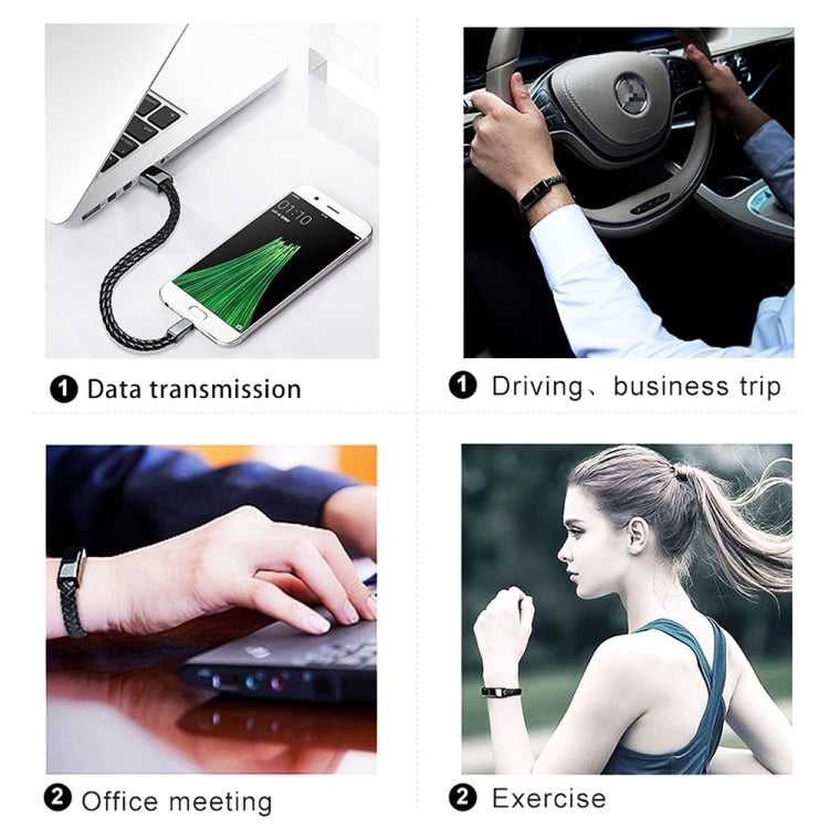 XJ-71 20cm USB to Micro USB Bracelet Charging Data Cable