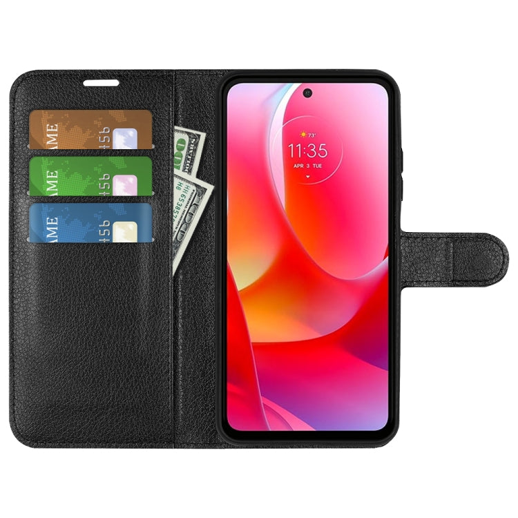 For Motorola Moto G Power 2022 Litchi Texture Horizontal Flip Protective Case with Holder & Card Slots & Wallet