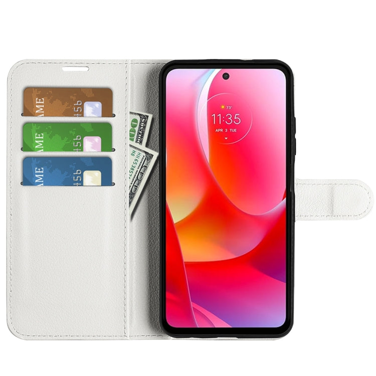 For Motorola Moto G Power 2022 Litchi Texture Horizontal Flip Protective Case with Holder & Card Slots & Wallet