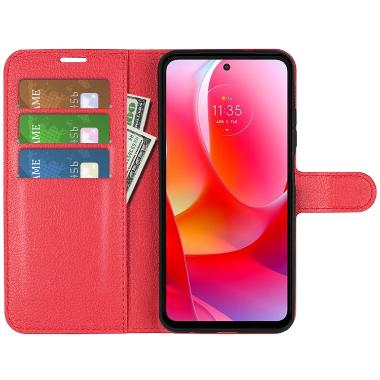 For Motorola Moto G Power 2022 Litchi Texture Horizontal Flip Protective Case with Holder & Card Slots & Wallet