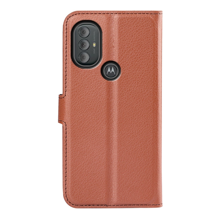 For Motorola Moto G Power 2022 Litchi Texture Horizontal Flip Protective Case with Holder & Card Slots & Wallet