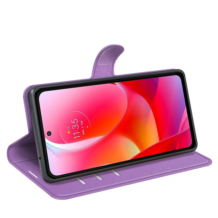 For Motorola Moto G Power 2022 Litchi Texture Horizontal Flip Protective Case with Holder & Card Slots & Wallet