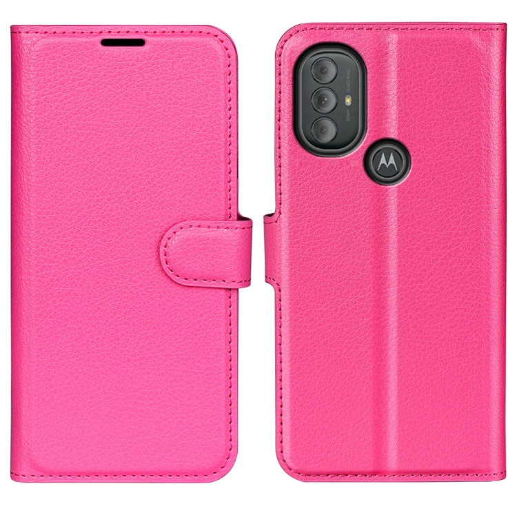 For Motorola Moto G Power 2022 Litchi Texture Horizontal Flip Protective Case with Holder & Card Slots & Wallet