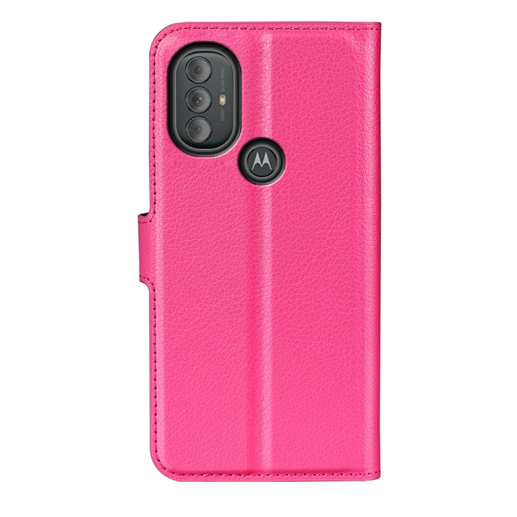 For Motorola Moto G Power 2022 Litchi Texture Horizontal Flip Protective Case with Holder & Card Slots & Wallet