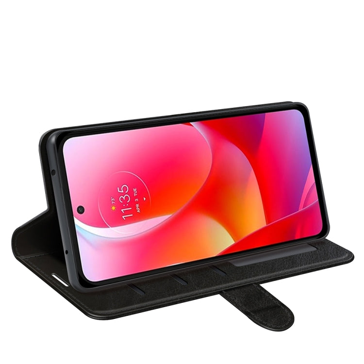 For Motorola Moto G Power 2022 R64 Texture Single Horizontal Flip Phone Protective Case with Holder & Card Slots & Wallet& Photo Frame