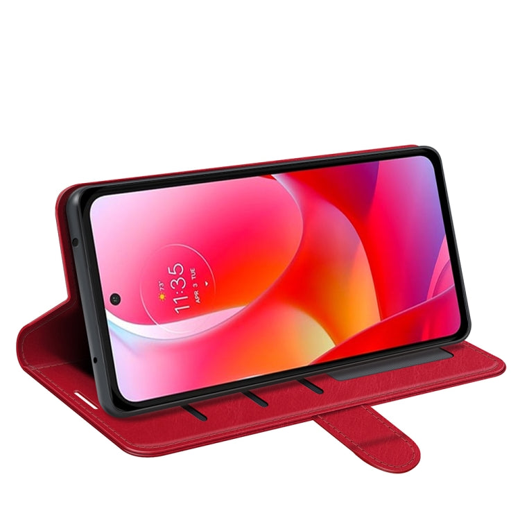 For Motorola Moto G Power 2022 R64 Texture Single Horizontal Flip Phone Protective Case with Holder & Card Slots & Wallet& Photo Frame