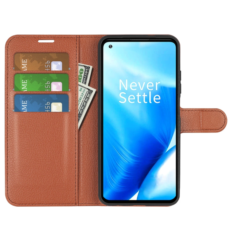 For OnePlus Nord N20 5G Litchi Texture Horizontal Flip Protective Case with Holder & Card Slots & Wallet