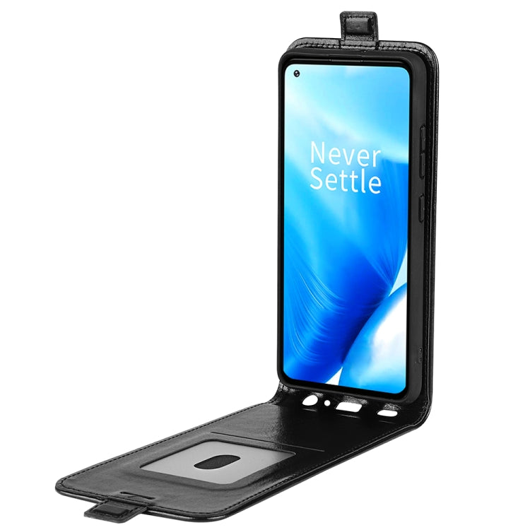 For OnePlus Nord N20 5G R64 Texture Single Vertical Flip Leather Protective Case with Card Slots & Photo Frame