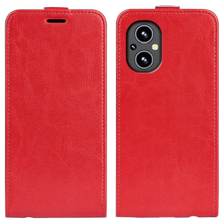 For OnePlus Nord N20 5G R64 Texture Single Vertical Flip Leather Protective Case with Card Slots & Photo Frame