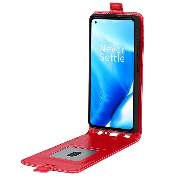 For OnePlus Nord N20 5G R64 Texture Single Vertical Flip Leather Protective Case with Card Slots & Photo Frame