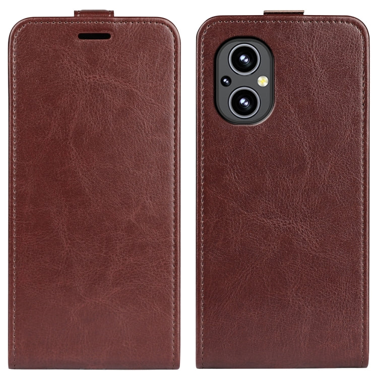 For OnePlus Nord N20 5G R64 Texture Single Vertical Flip Leather Protective Case with Card Slots & Photo Frame
