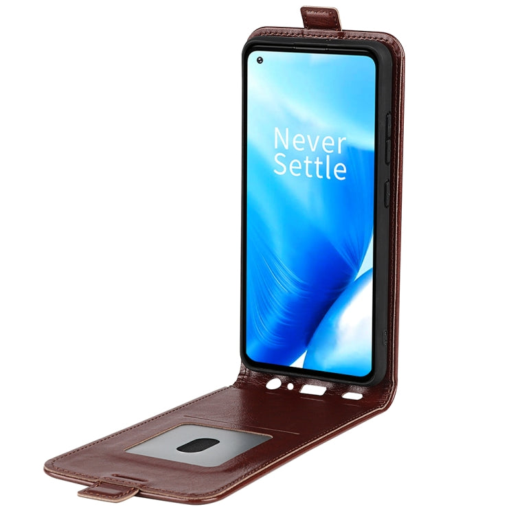 For OnePlus Nord N20 5G R64 Texture Single Vertical Flip Leather Protective Case with Card Slots & Photo Frame
