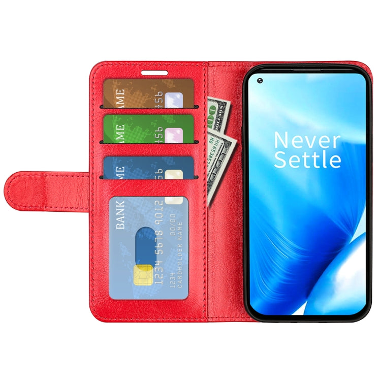 For OnePlus Nord N20 5G R64 Texture Single Horizontal Flip Phone Protective Case with Holder & Card Slots & Wallet& Photo Frame