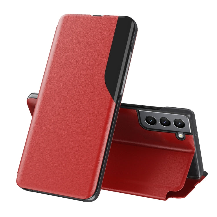 For Samsung Galaxy S22 Plus 5G Attraction Flip Holder Leather Phone Case