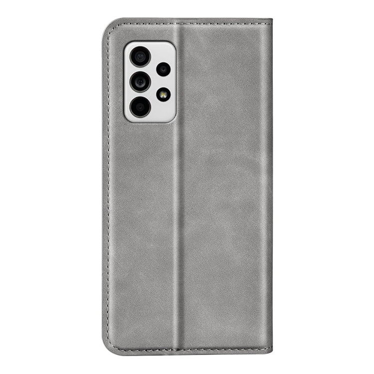 For Samsung Galaxy A33 5G Retro-skin Magnetic Leather Case with Holder & Card Slots & Wallet
