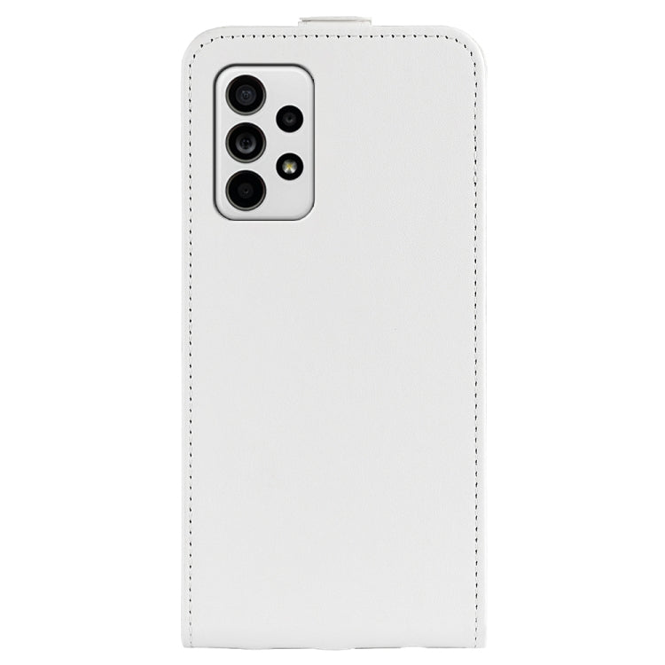 For Samsung Galaxy A33 5G R64 Texture Vertical Flip Leather Case with Card Slots & Photo Frame