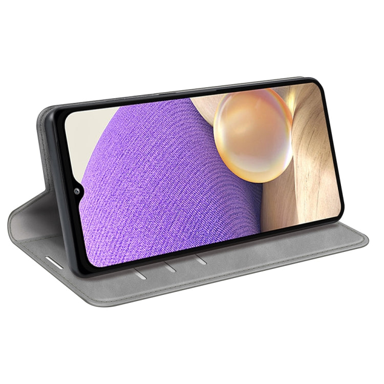 For Samsung Galaxy A53 5G Retro-skin Magnetic Leather Case with Holder & Card Slots & Wallet