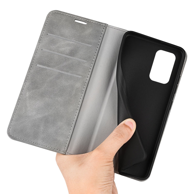 For Samsung Galaxy A53 5G Retro-skin Magnetic Leather Case with Holder & Card Slots & Wallet