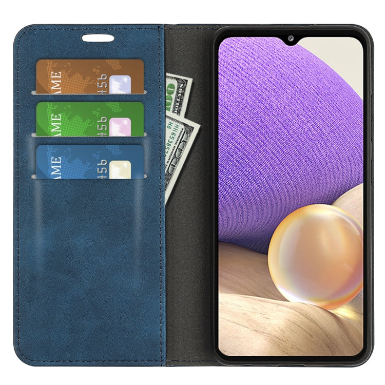 For Samsung Galaxy A53 5G Retro-skin Magnetic Leather Case with Holder & Card Slots & Wallet
