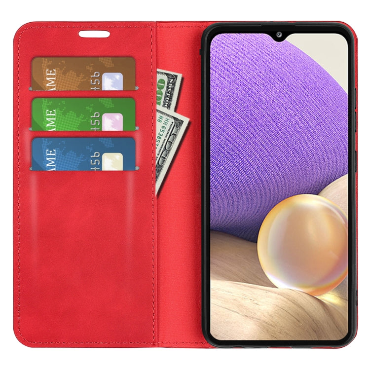 For Samsung Galaxy A53 5G Retro-skin Magnetic Leather Case with Holder & Card Slots & Wallet