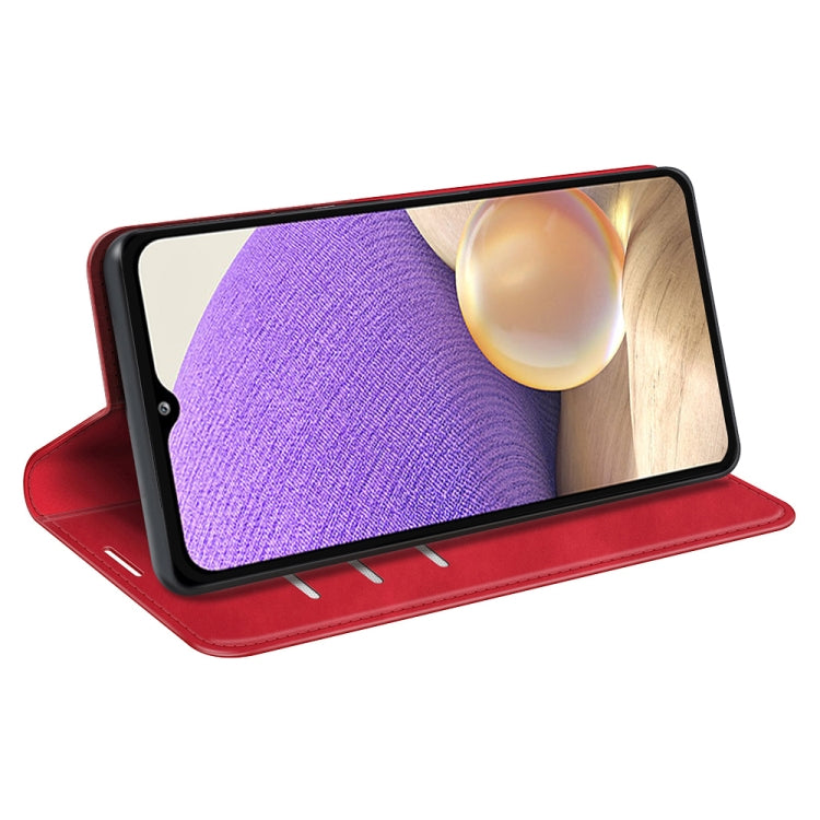 For Samsung Galaxy A53 5G Retro-skin Magnetic Leather Case with Holder & Card Slots & Wallet