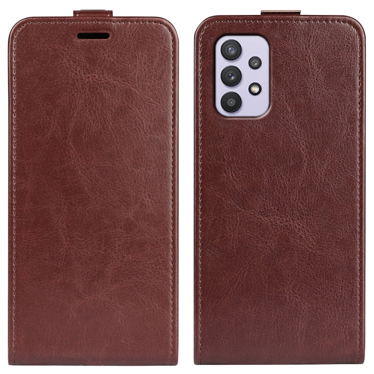 For Samsung Galaxy A53 5G R64 Texture Vertical Flip Leather Case with Card Slots & Photo Frame
