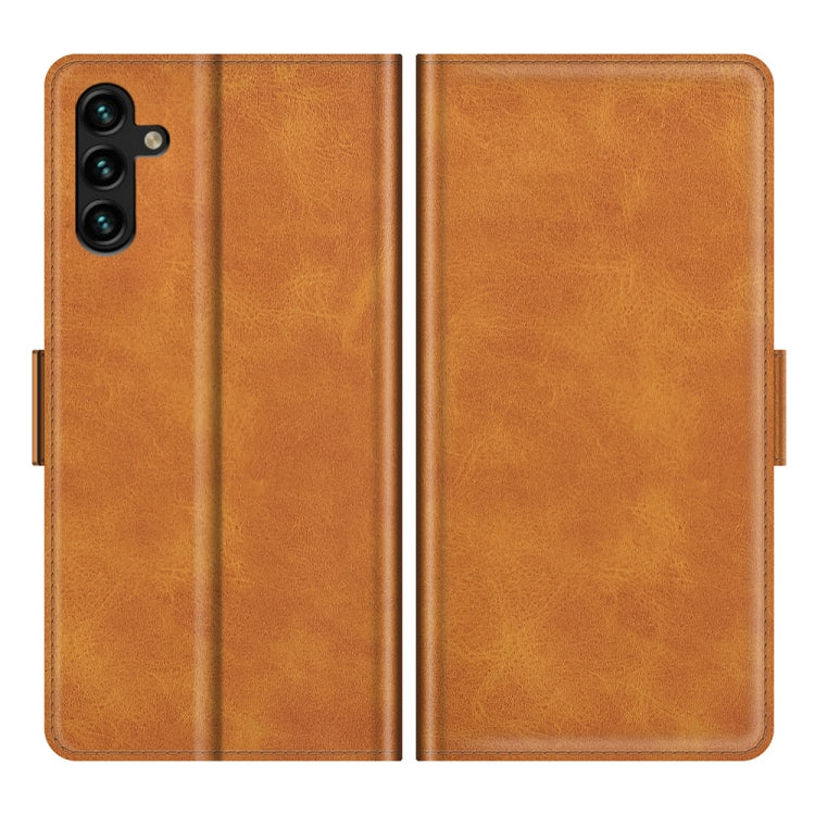 For Samsung Galaxy A13 5G Dual-side Magnetic Buckle Horizontal Flip Leather Case with Holder & Card Slots & Wallet