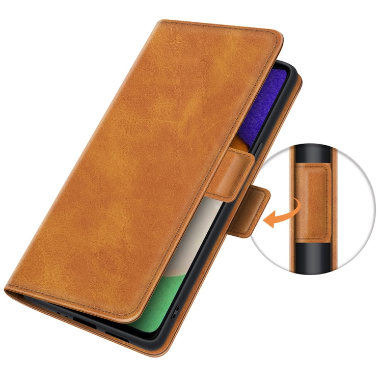 For Samsung Galaxy A13 5G Dual-side Magnetic Buckle Horizontal Flip Leather Case with Holder & Card Slots & Wallet