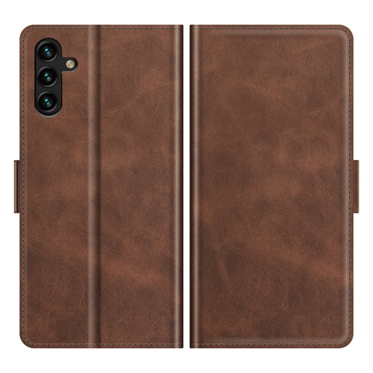 For Samsung Galaxy A13 5G Dual-side Magnetic Buckle Horizontal Flip Leather Case with Holder & Card Slots & Wallet