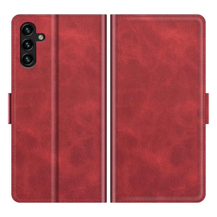 For Samsung Galaxy A13 5G Dual-side Magnetic Buckle Horizontal Flip Leather Case with Holder & Card Slots & Wallet