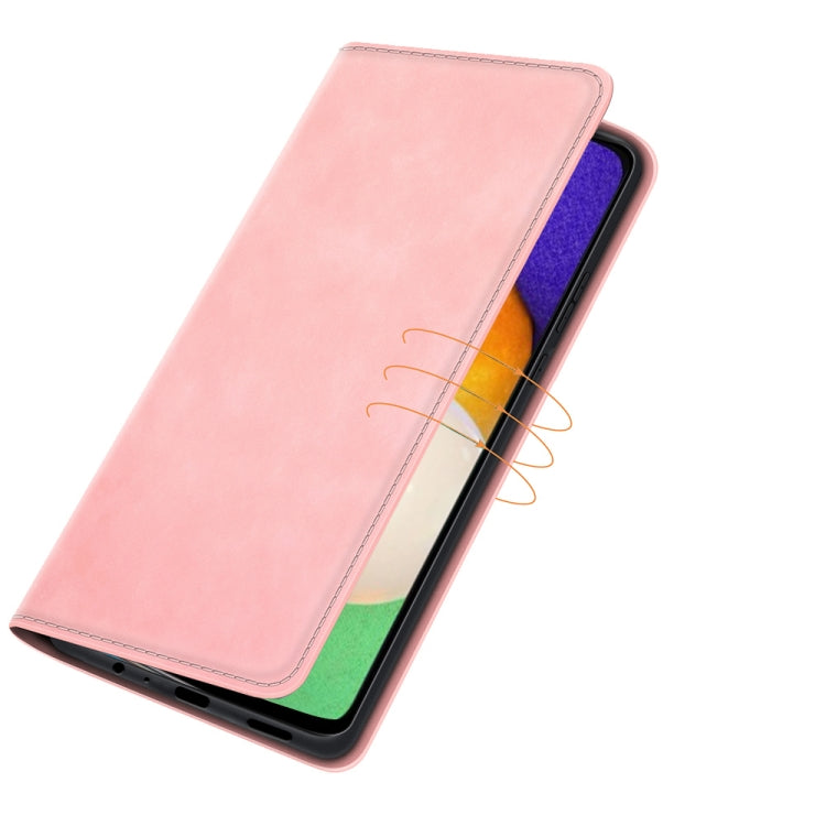 For Samsung Galaxy A13 5G Retro-skin Magnetic Leather Case with Holder & Card Slots & Wallet