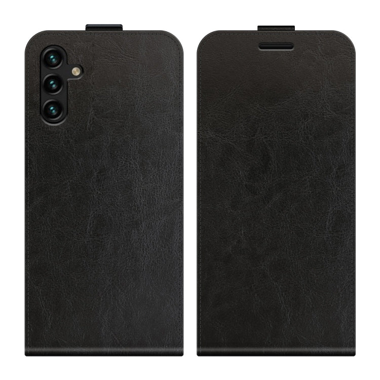 For Samsung Galaxy A13 5G R64 Texture Vertical Flip Leather Case with Card Slots & Photo Frame