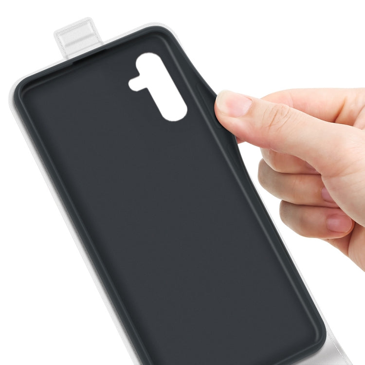 For Samsung Galaxy A13 5G R64 Texture Vertical Flip Leather Case with Card Slots & Photo Frame