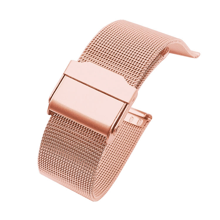 For Huawei Watch GT 2 42mm Stainless Steel Milan Double Buckle Watch Band