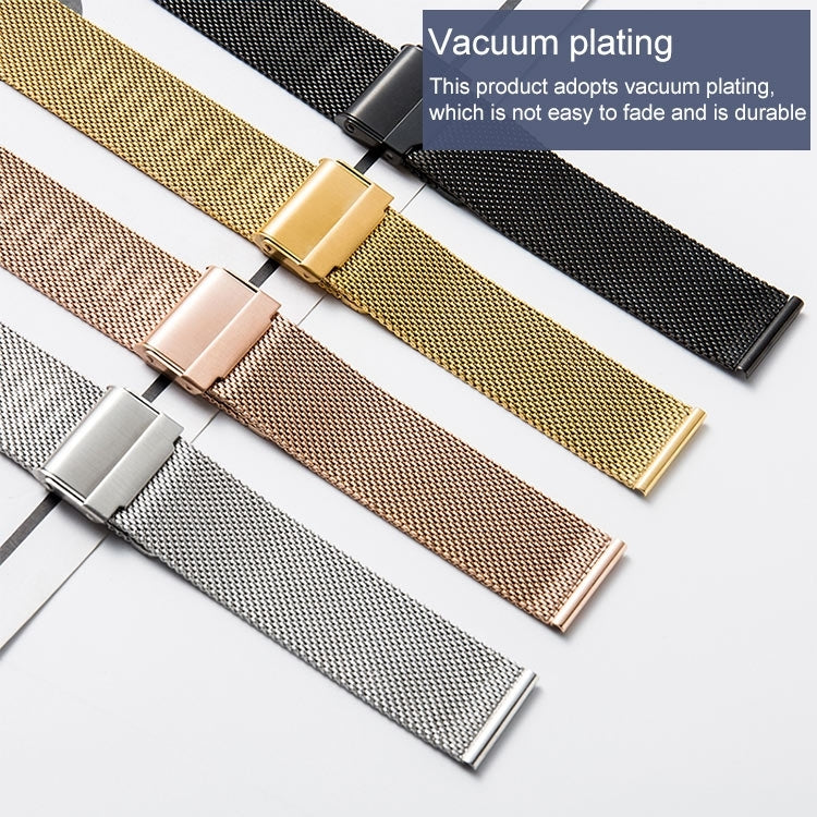 For Huawei Honor Watch ES Stainless Steel Milan Double Buckle Watch Band